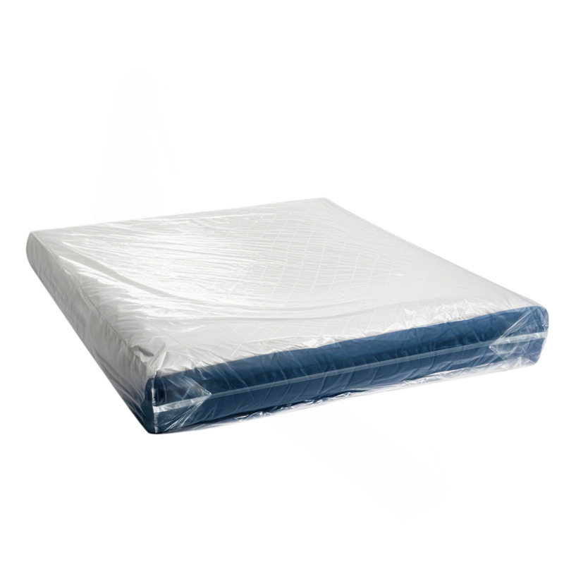 Plastic Mattress Bag 2 PK Bed Cover For Moving And Storage (2 Mil & Queen Size)