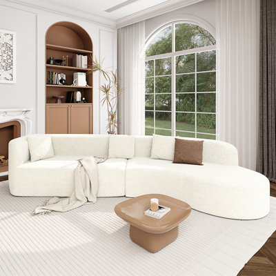 132" Modern Modular Sectional Sofa