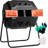 Dual Chamber Rotating Composter Tumbler Outdoor