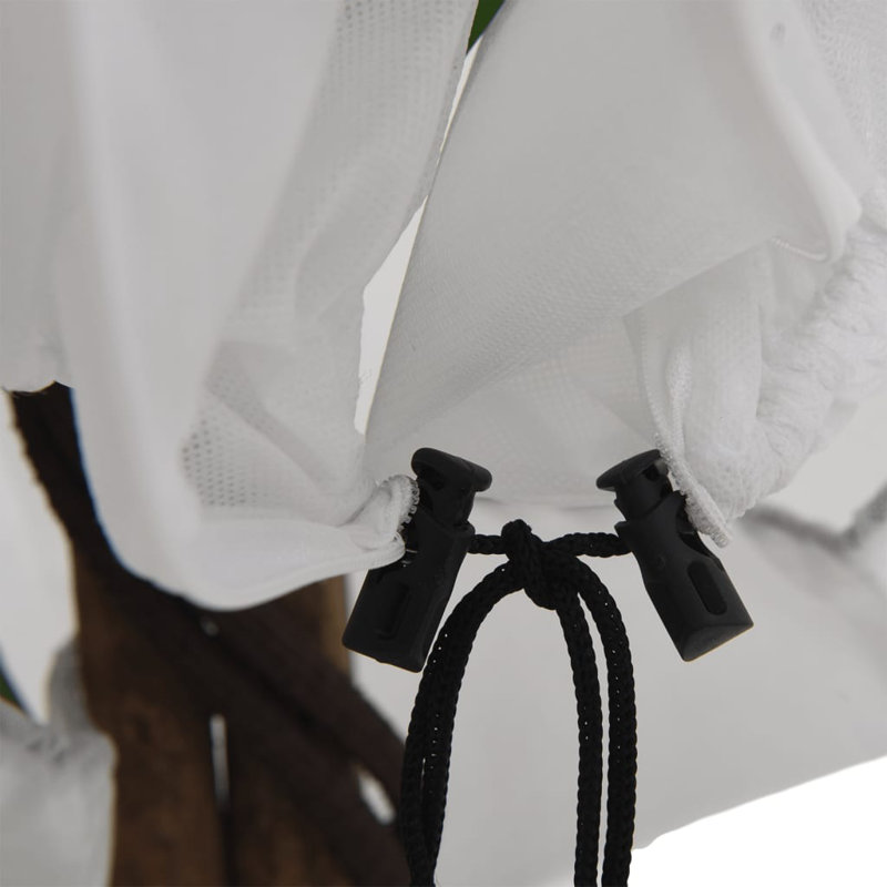 Binnie Plant Fleece Cover, White, 250cm H x 314cm W
