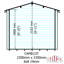 Roncade Log Cabin Wooden Shed-29354202-105854464