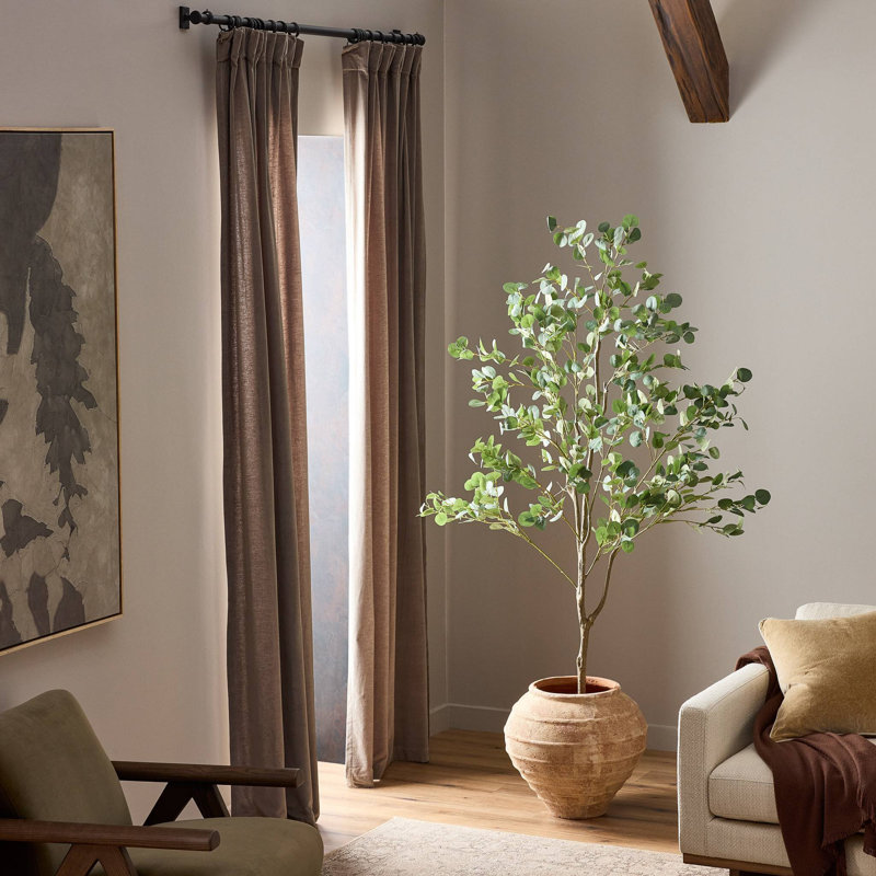 Faux Eucalyptus Tree-Faux Eucalyptus Tree-7'