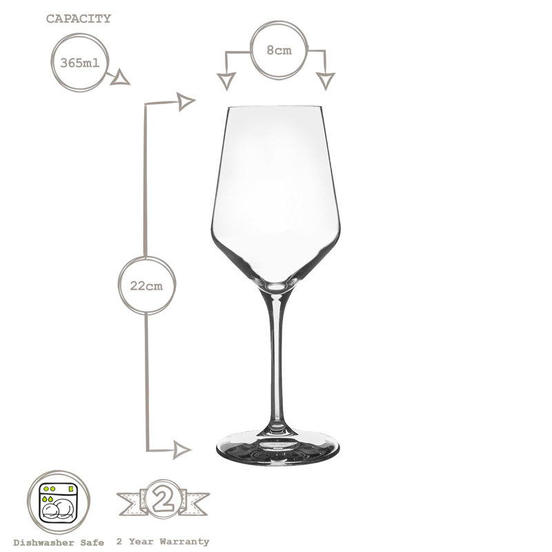 Forcier 365ml White Wine Glass, 6