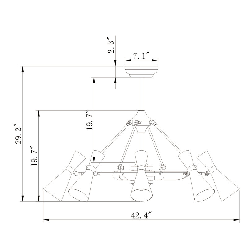Simmonds 42'' Ceiling Fan with Light Kit