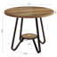 Petite table de salle à manger 31,5 ", table de cuisine industrielle pour 2 à 4 personnes
