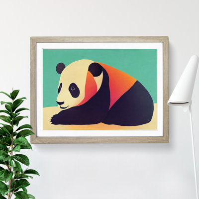 Abstract Panda Vol.2 - Framed Print