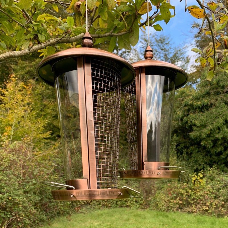 Gittan Metal Hanging Tube Bird Feeder