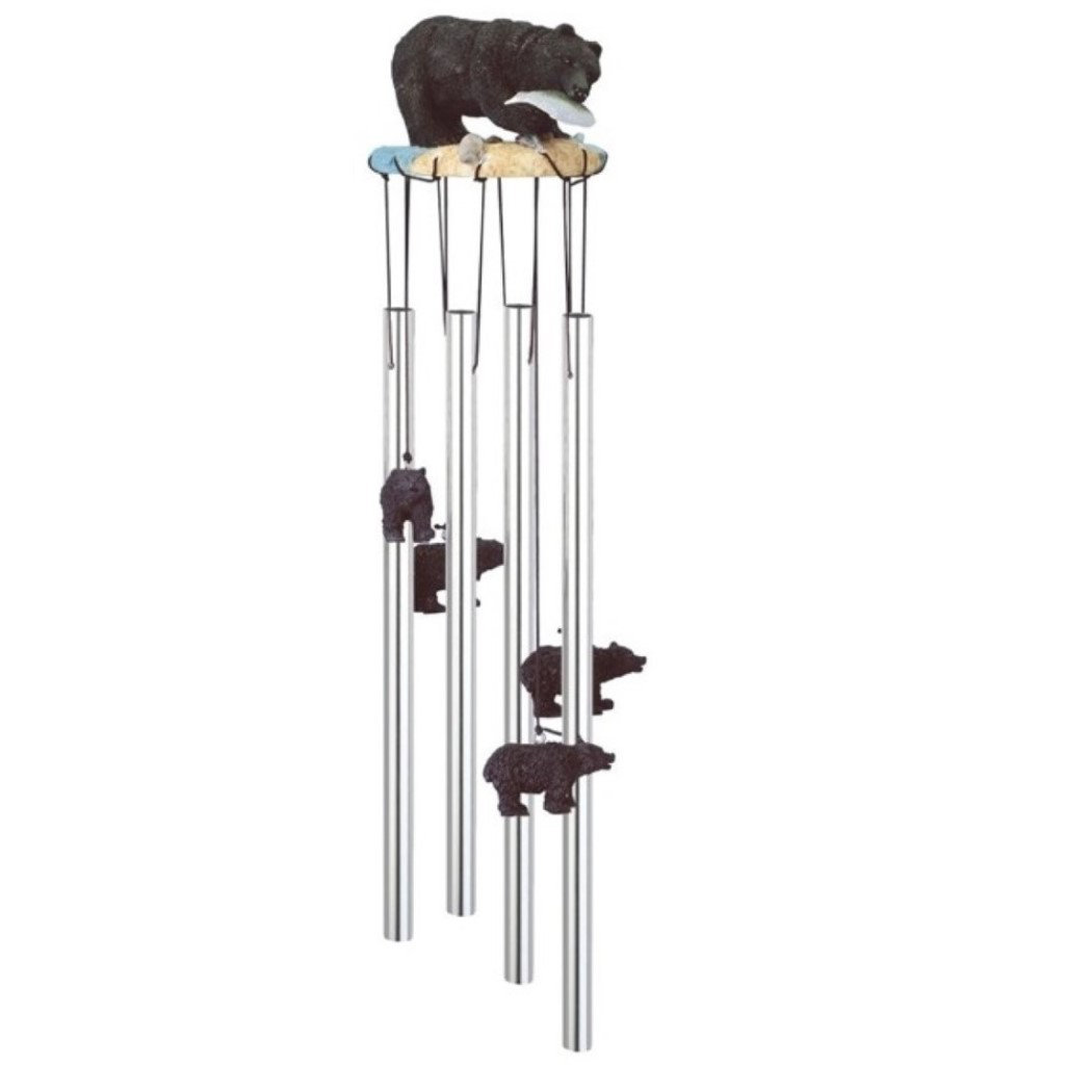 Arlmont & Co. Reini 40 Long Metal Black Heart Shape Wind Chime Unique  Gifts