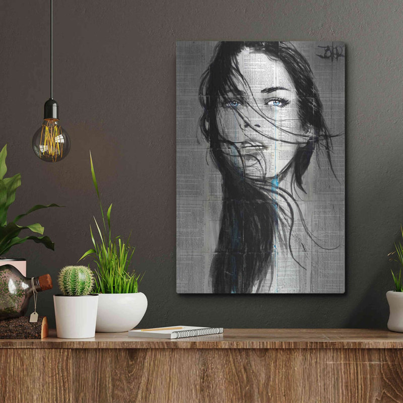 " Apache " by Loui Jover, 16" H x 12" W