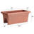 Kaysville Plastic Rectangular Railing Planter-430479728