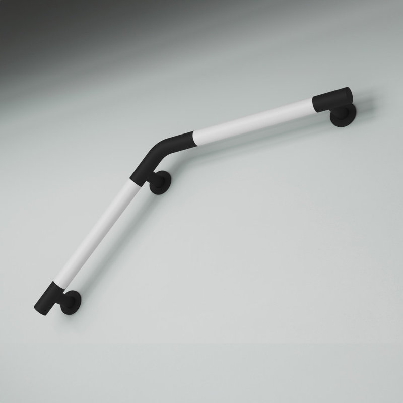 Auvergne 18" X 18" Angled Grab Bar In Matte Black