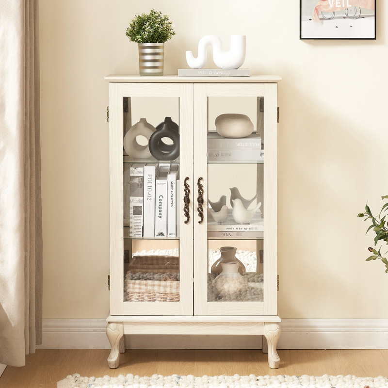 Vitrine American Style, Blanc