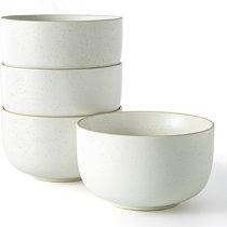 Mora Ceramic Small Dessert Bowls - 16oz, Set of 6 - (Assorted Colors)
