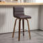 Tabouret de bar et de comptoir pivotant rembourré-1276034637-1276034636
