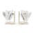 Coral Coastal Bookends