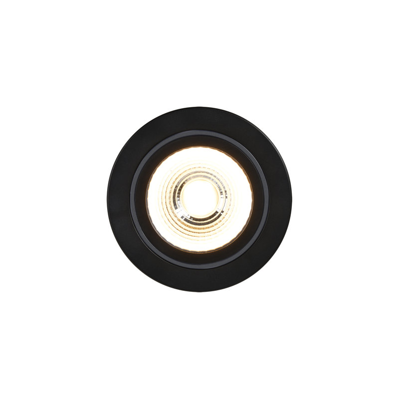 Alec Semi Flush Mount, Black