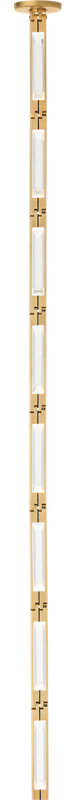 Catena 57 Pendant, Hand Rubbed Antique Brass, 3000 Kelvins, Remote