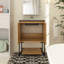 Ensemble de meuble-lavabo simple 24 po avec plateau en résine Belem-533244812-533244807