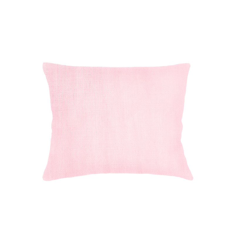 Linen Rectangle Pillow Cover & Insert, Palm Beach Pink