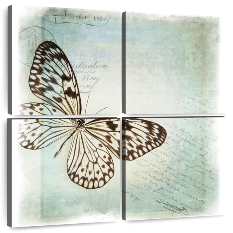 Brampt papillon flottant I, H 32 po x l 32 po