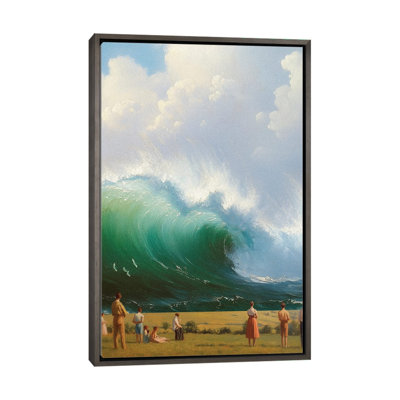 «Stay Calm», reproduction d'art sur toile encadrée