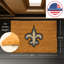 Grand tapis couleur coco 36 "x24" New Orleans Saints
