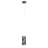 Flow 1-Light Cylinder Mini Pendant - Steel-1494428026