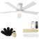 Ceiling Fans With Lights - 42" 5 - Blade Low Profile Ceiling Fan With Light