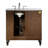 Davian 38 " W Freestanding Standard Free Standing Single Double Single Vanity Bathroom Vanity With Marble Top