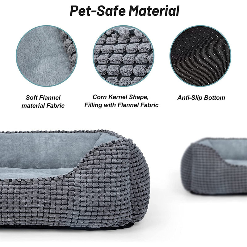 Elkton Pet Bed, 23cm H x 89cm W x 63cm D