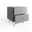 Alipio 40cm W Manufactured Wood Bedside Table-140041052