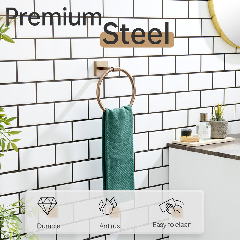 5 Piece Bathroom Hardware Set, Champagne Bronze