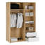 Tawanda 3 Door Wardrobe