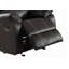 Fauteuil inclinable en cuir synthétique noir Zuriel-582115584