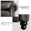 Fauteuil inclinable par pression 34,6 po-42421829