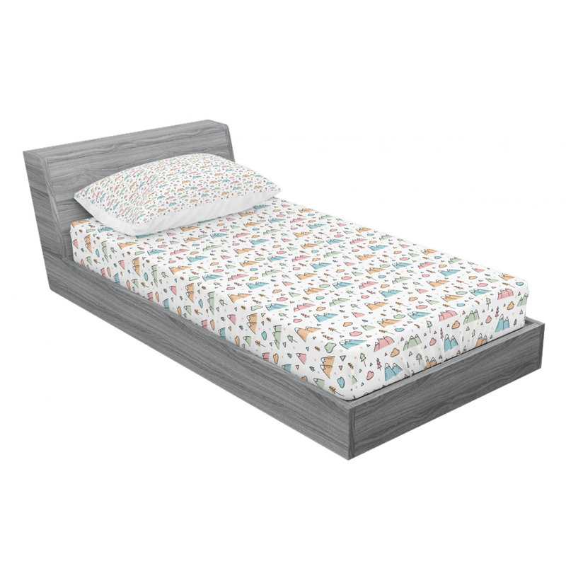 Microfiber Sheet Set, Twin XL Sheet Set with Fitted Sheet