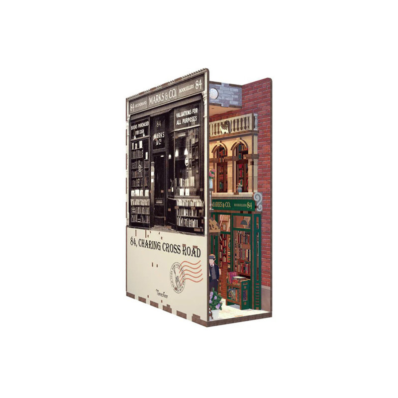DIY 3D Book Nook Kit: 84 Charing Crodd Road 178pcs