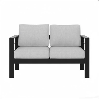 50" All-Weather Aluminum Patio Loveseat