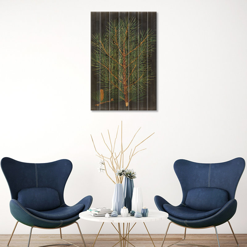 Pin dramatique II - impression sur bois sans cadre, L 26 po x H 40 po