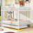 Antolic Full Over Full Iron Bunk Bed With Twin Trundle And Safety Guardrails-988233214