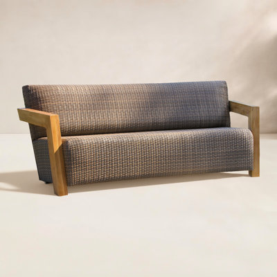 Levitt 78" Teak Patio Sofa