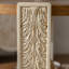 Table basse en bois sculpté, table de bout rétro avec rangement double couche, petite table d'appoint pour le salon