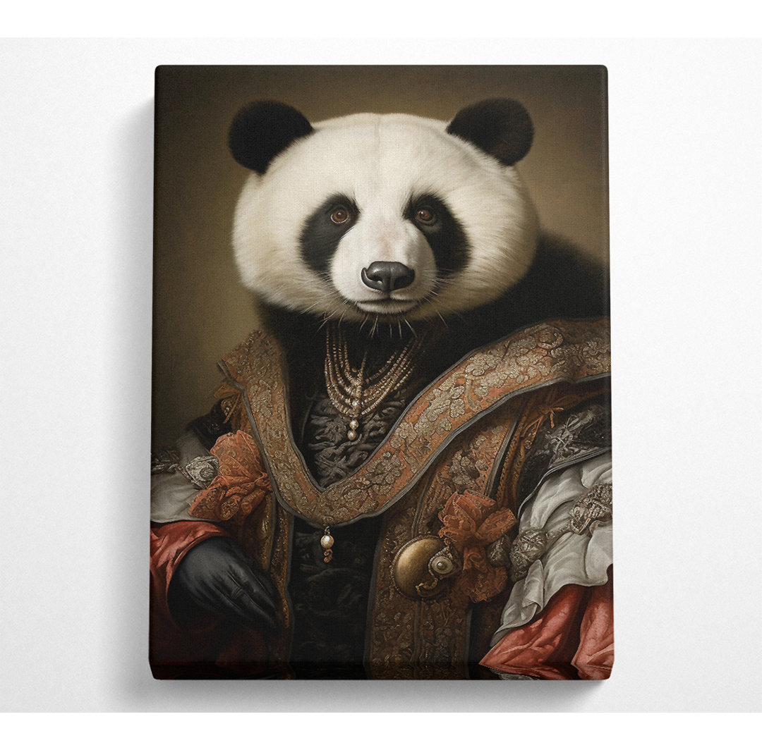 Panda Renaissance - Kunstdrucke auf Segeltuch