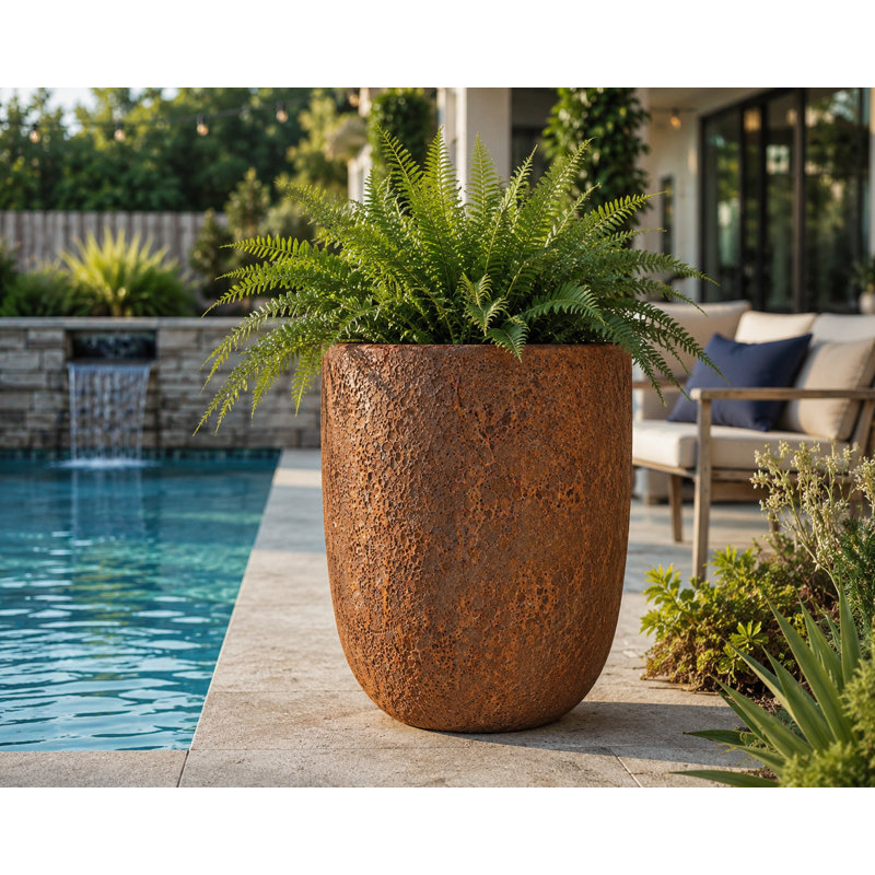 Haut 28 po. Vestro - Rouille volcanique, 31" H x 28" W x 28" D