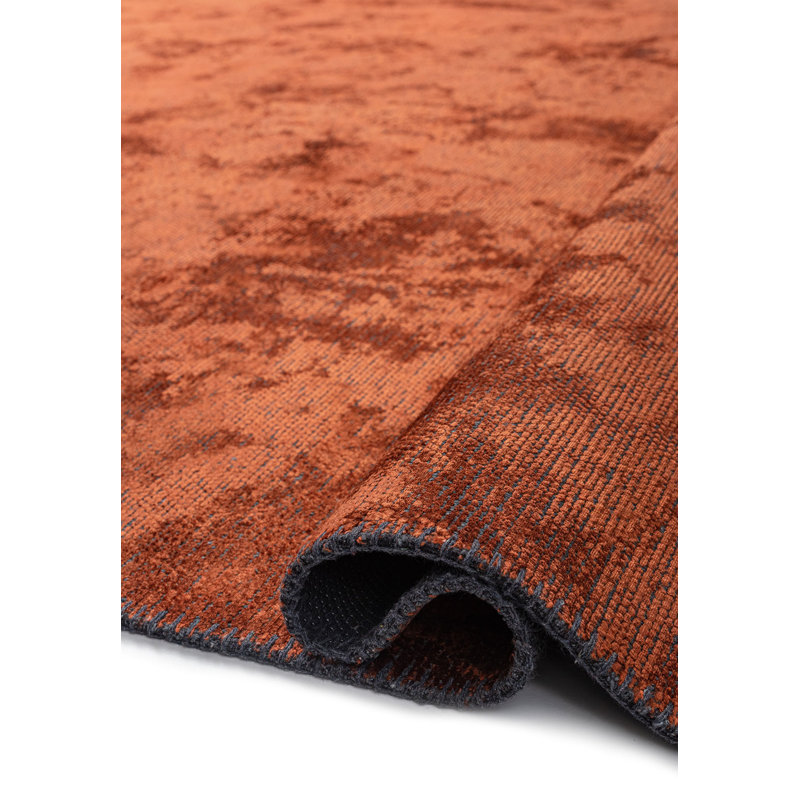 Delavina Abstract Hand Loom Indoor / Outdoor Area Rug, Rectangle 5'3" x 7'7"
