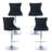 360°Swivel Bar Stools with Sliver Base-245266679