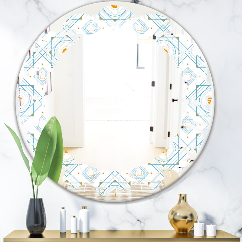 Miroir mural Wave, H 31,5 po x l po