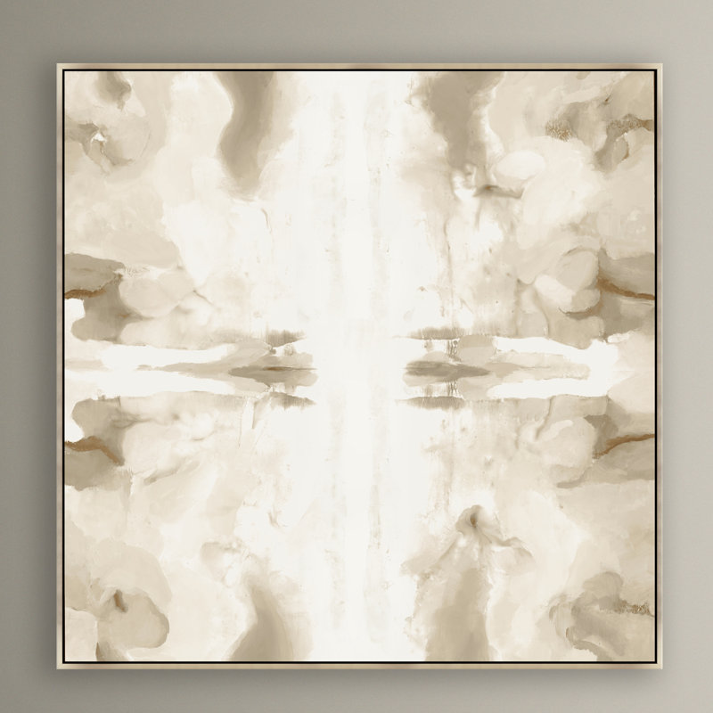 Decalcomanie V Print by Giselle Kelly, 25.5" H x 25.5" W x 1.5" D, Image Gel Brush