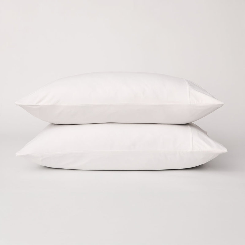 Ensemble de taie d'oreiller Cloudten Bedding Performance - très grand (blanc), Blanc, Très grand lit