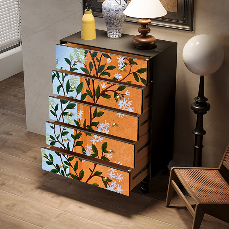 Armoire décorative de luxe à tiroir français